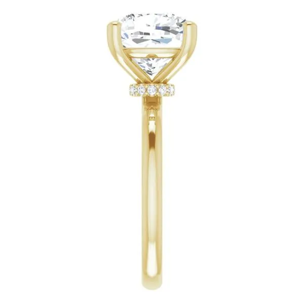 Accented Engagement Ring Image 4 Berilian Jewelers Folsom, CA