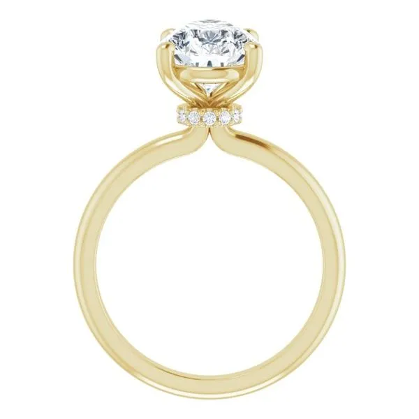 Accented Engagement Ring Image 2 Shipley's Fine Jewelry Hampstead, MD