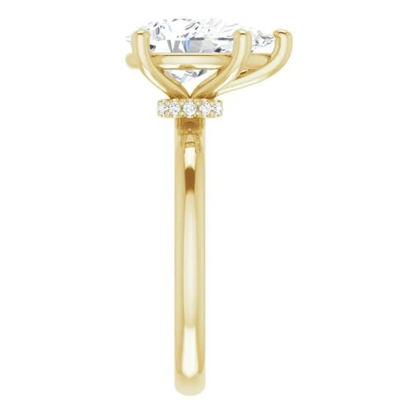 Accented Engagement Ring Image 4 Shipley's Fine Jewelry Hampstead, MD