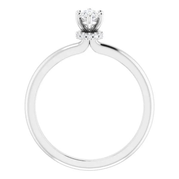 Accented Engagement Ring Image 2 Shipley's Fine Jewelry Hampstead, MD