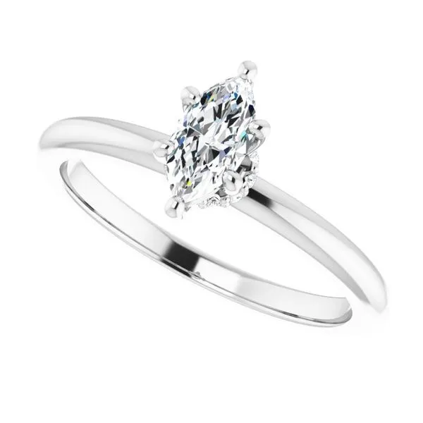 Accented Engagement Ring Image 5 Shipley's Fine Jewelry Hampstead, MD