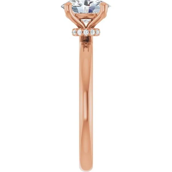 Accented Engagement Ring Image 4 Berilian Jewelers Folsom, CA