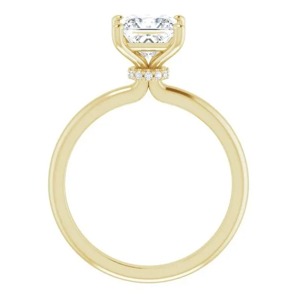 Accented Engagement Ring Image 2 Berilian Jewelers Folsom, CA