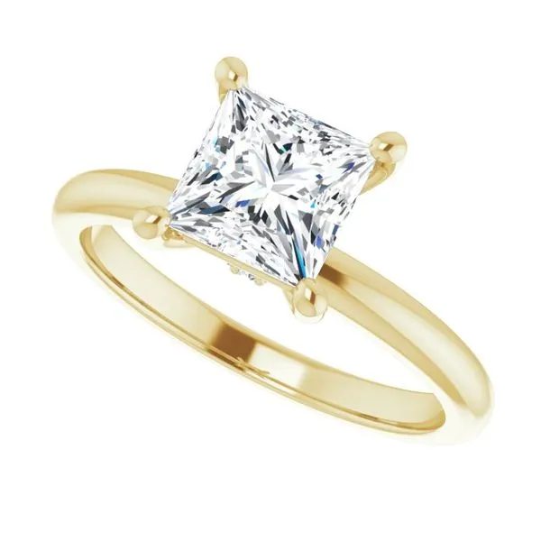Accented Engagement Ring Image 5 Berilian Jewelers Folsom, CA