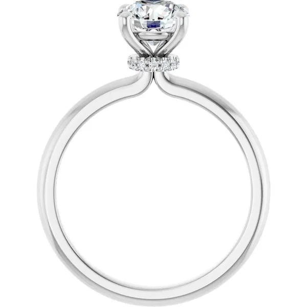 Accented Engagement Ring Image 2 Shipley's Fine Jewelry Hampstead, MD