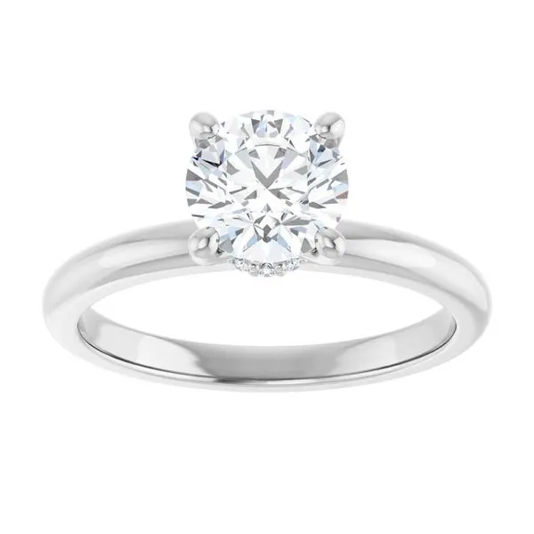 Accented Engagement Ring Image 3 Shipley's Fine Jewelry Hampstead, MD
