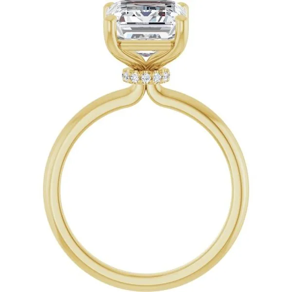 Accented Engagement Ring Image 2 Berilian Jewelers Folsom, CA