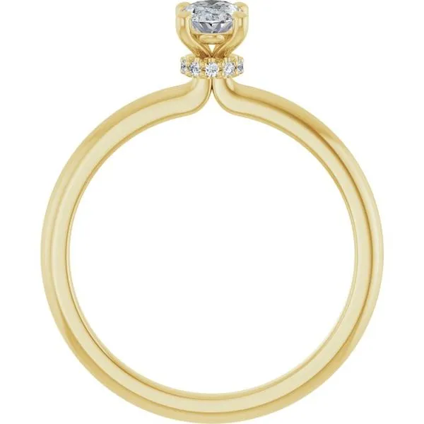 Accented Engagement Ring Image 2 Berilian Jewelers Folsom, CA