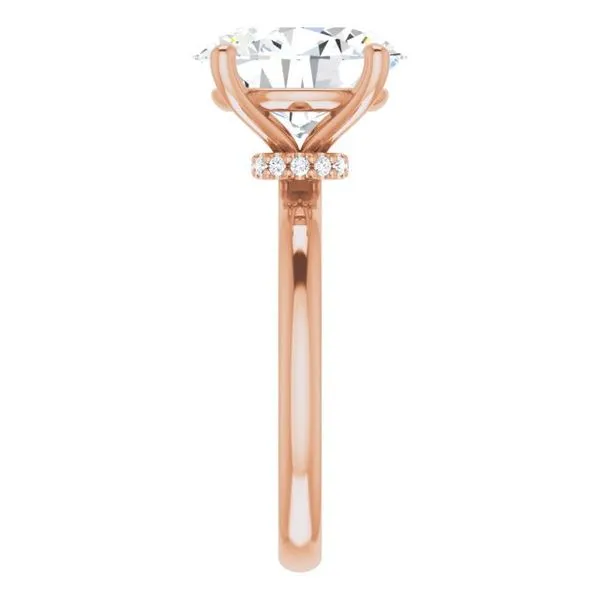 Accented Engagement Ring Image 4 Berilian Jewelers Folsom, CA