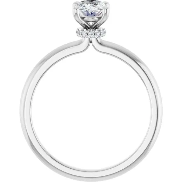 Accented Engagement Ring Image 2 Berilian Jewelers Folsom, CA
