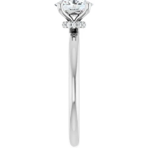 Accented Engagement Ring Image 4 Berilian Jewelers Folsom, CA