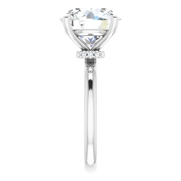 Accented Engagement Ring Image 4 Raleigh Diamond Fine Jewelry Raleigh, NC