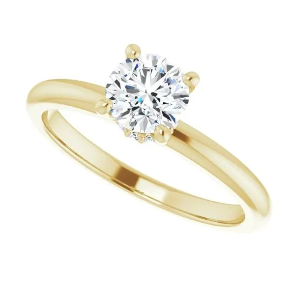 Accented Engagement Ring Image 5 Shipley's Fine Jewelry Hampstead, MD