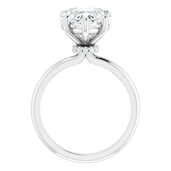 Accented Engagement Ring Image 2 Shipley's Fine Jewelry Hampstead, MD