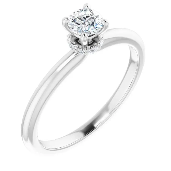 Accented Engagement Ring Raleigh Diamond Fine Jewelry Raleigh, NC