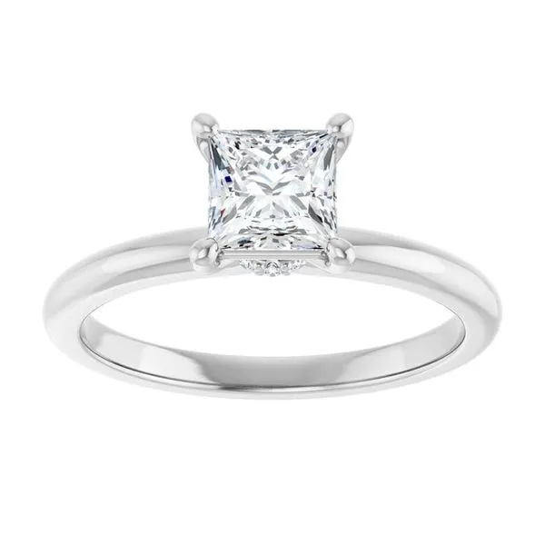 Accented Engagement Ring Image 3 Raleigh Diamond Fine Jewelry Raleigh, NC