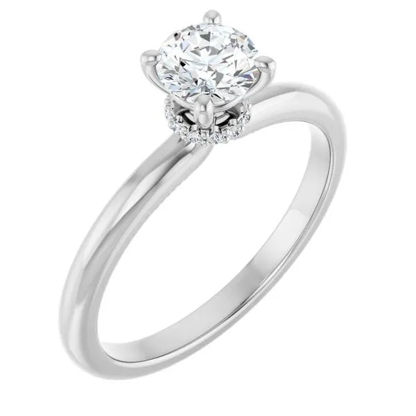 Accented Engagement Ring Raleigh Diamond Fine Jewelry Raleigh, NC