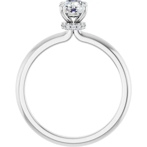 Accented Engagement Ring Image 2 Raleigh Diamond Fine Jewelry Raleigh, NC