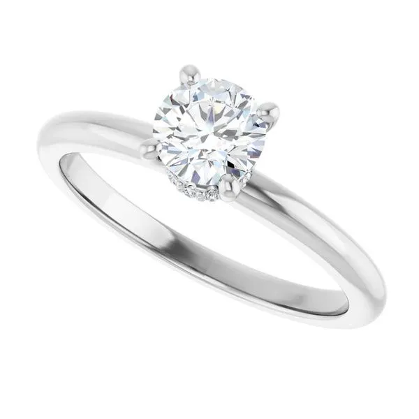Accented Engagement Ring Image 5 Raleigh Diamond Fine Jewelry Raleigh, NC