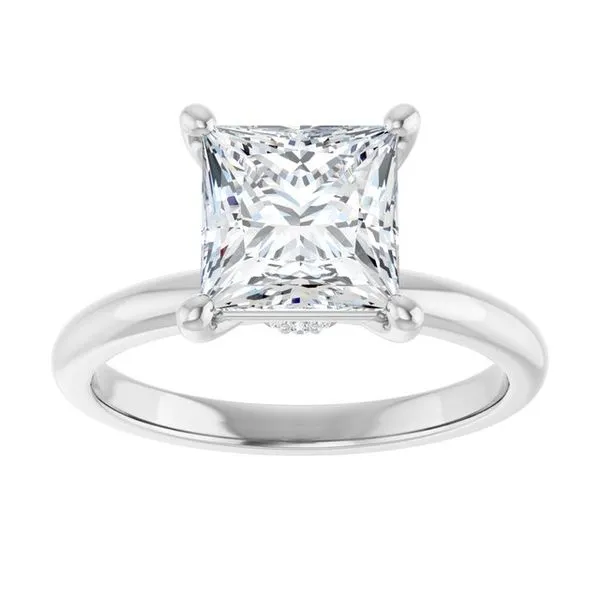 Accented Engagement Ring Image 3 Raleigh Diamond Fine Jewelry Raleigh, NC