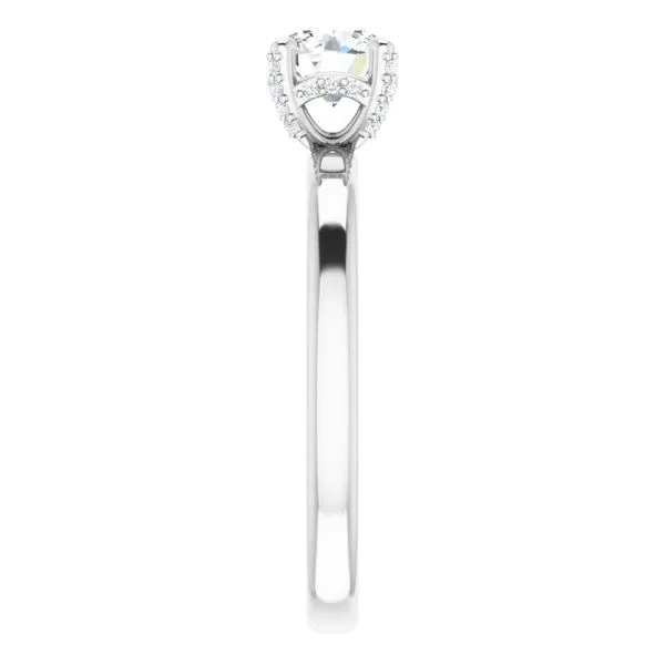 Accented Engagement Ring Image 4 J. Thomas Jewelers Rochester Hills, MI