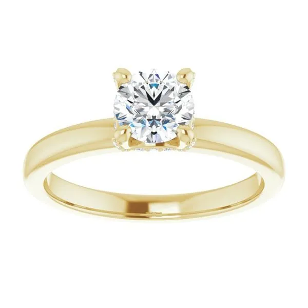 Accented Engagement Ring Image 3 Jimmy Smith Jewelers Decatur, AL