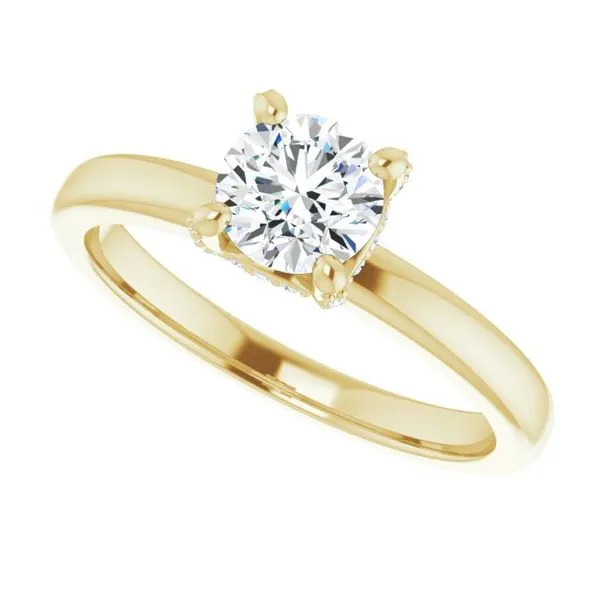 Accented Engagement Ring Image 5 Futer Bros Jewelers York, PA