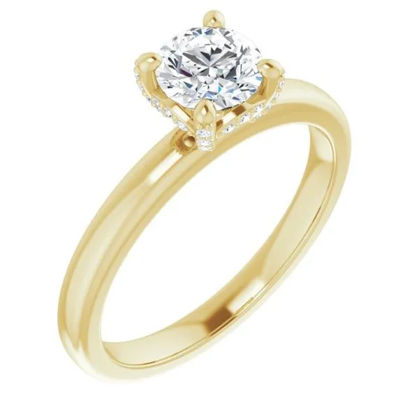 Accented Engagement Ring J. Thomas Jewelers Rochester Hills, MI