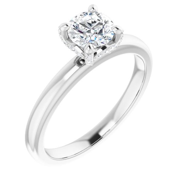 Accented Engagement Ring