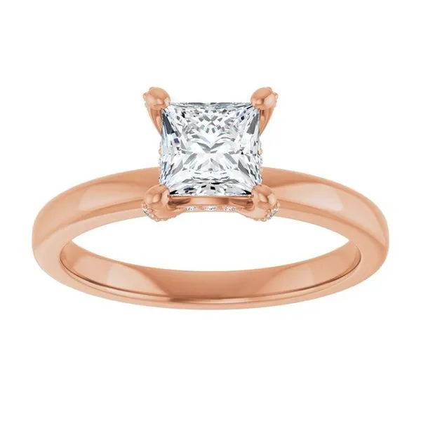 Accented Engagement Ring Image 3 Arezzo Jewelers Elmwood Park, IL