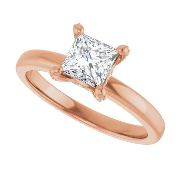 Accented Engagement Ring Image 5 Don's Jewelry & Design Washington, IA