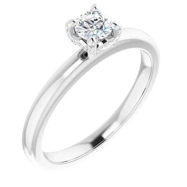 Accented Engagement Ring J. Thomas Jewelers Rochester Hills, MI