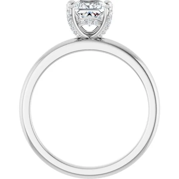 Accented Engagement Ring Image 2 JF Jones Jewelers Rochester, NY
