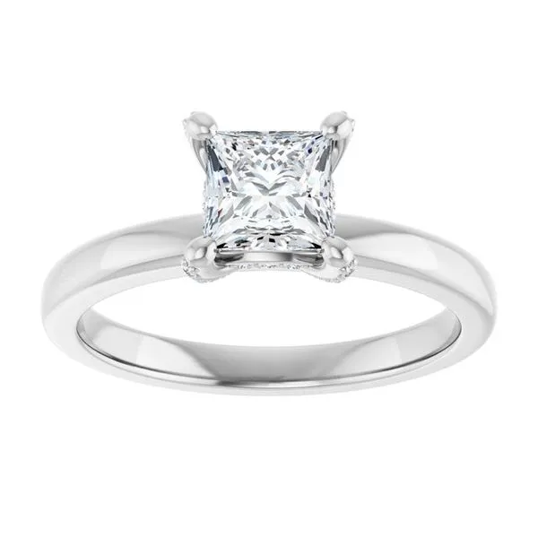 Accented Engagement Ring Image 3 J. Thomas Jewelers Rochester Hills, MI