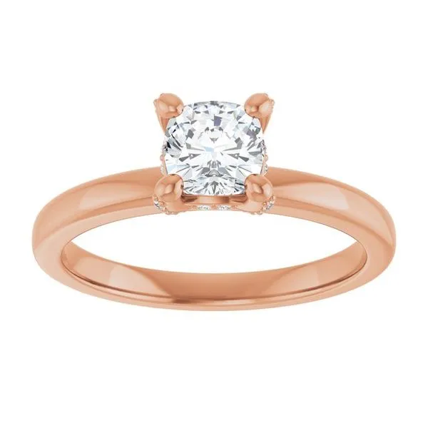 Accented Engagement Ring Image 3 Austin's Fine Diamonds & Jewelry Lyndhurst, NJ