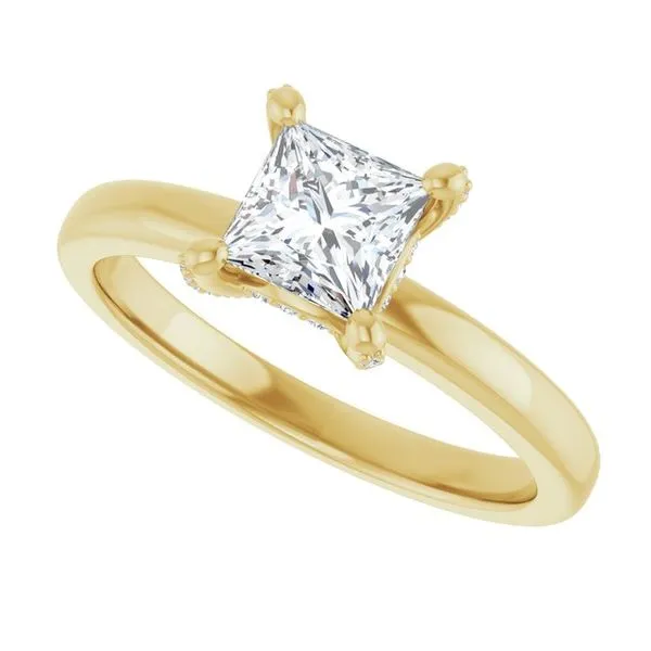 Accented Engagement Ring Image 5 J. Thomas Jewelers Rochester Hills, MI