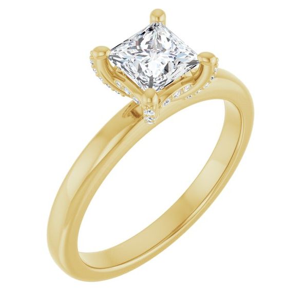 Accented Engagement Ring