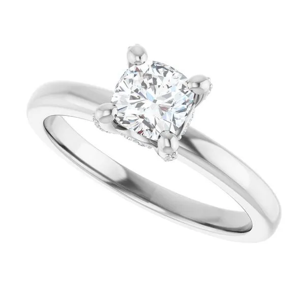 Accented Engagement Ring Image 5 JF Jones Jewelers Rochester, NY