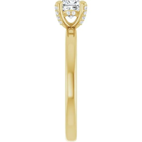 Accented Engagement Ring Image 4 Don's Jewelry & Design Washington, IA