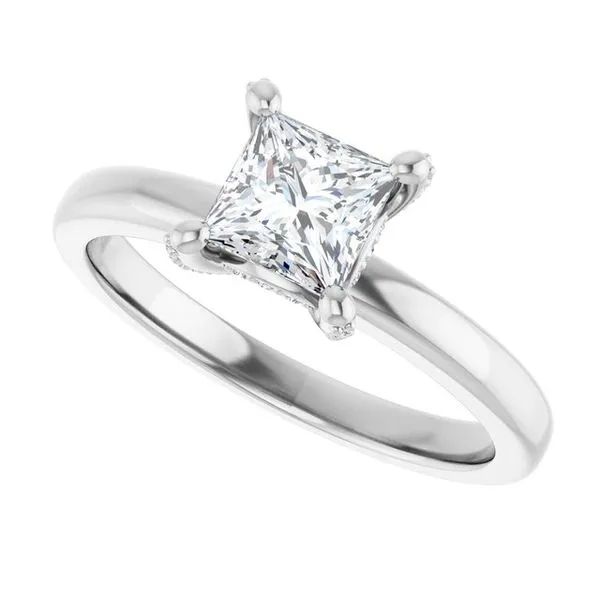 Accented Engagement Ring Image 5 Don's Jewelry & Design Washington, IA