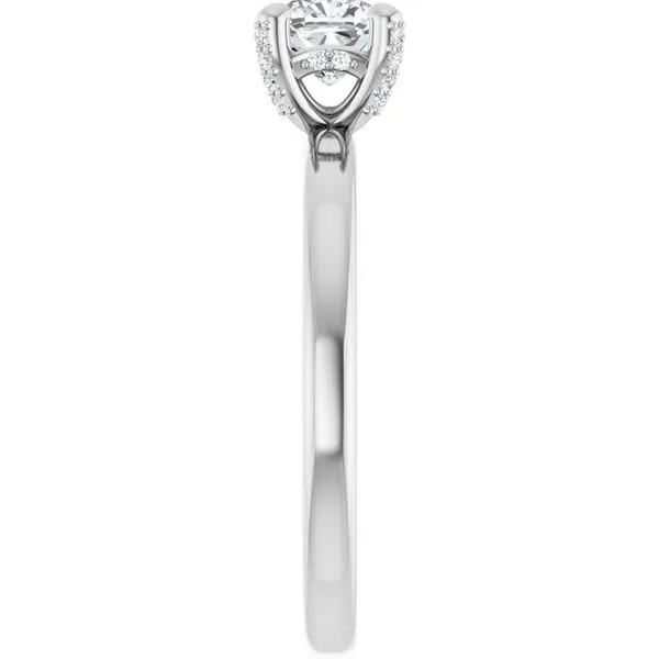 Accented Engagement Ring Image 4 Vulcan's Forge LLC KANSAS CITY, MO