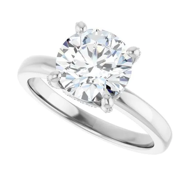 Accented Engagement Ring Image 5 Futer Bros Jewelers York, PA