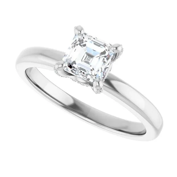 Accented Engagement Ring Image 5 Don's Jewelry & Design Washington, IA