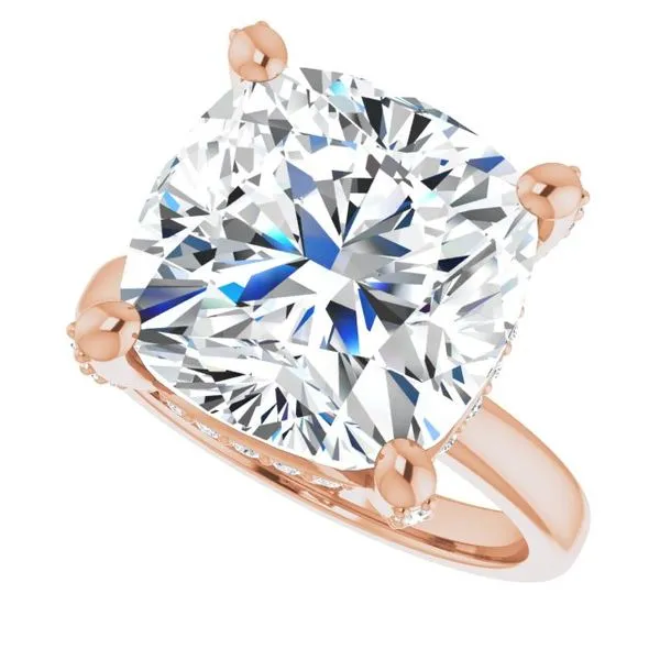 Accented Engagement Ring Image 5 JF Jones Jewelers Rochester, NY