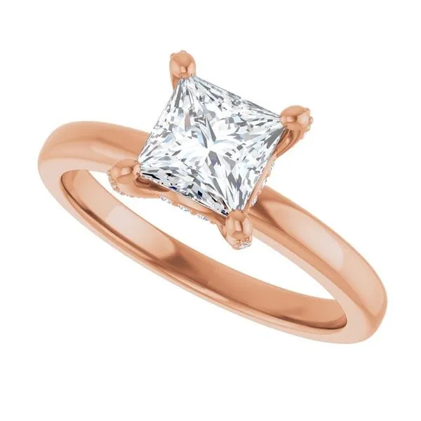 Accented Engagement Ring Image 5 Arezzo Jewelers Elmwood Park, IL