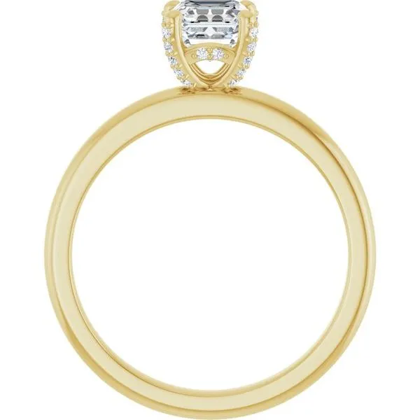 Accented Engagement Ring Image 2 J. Thomas Jewelers Rochester Hills, MI