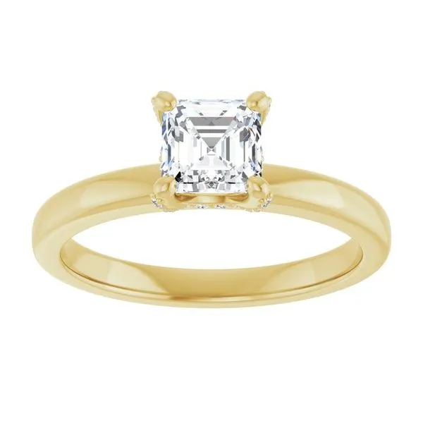 Accented Engagement Ring Image 3 Arezzo Jewelers Elmwood Park, IL