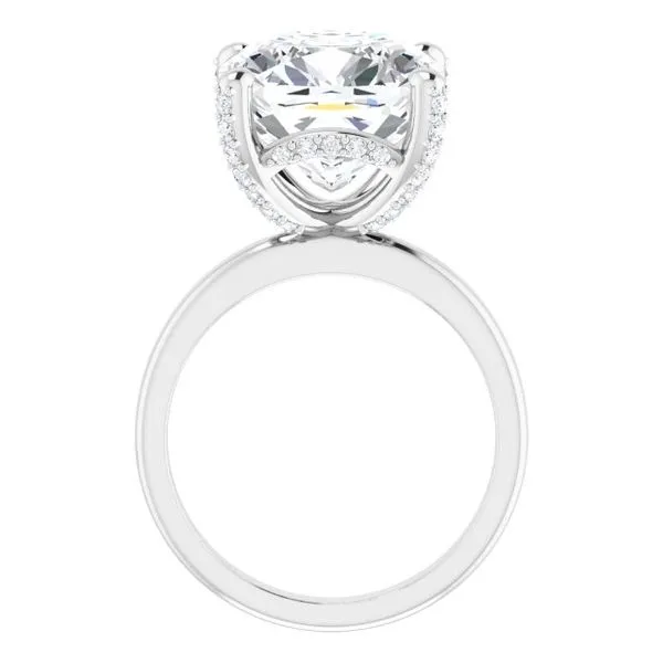 Accented Engagement Ring Image 2 Morin Jewelers Southbridge, MA