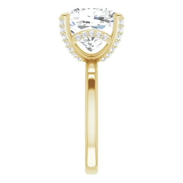 Accented Engagement Ring Image 4 J. Thomas Jewelers Rochester Hills, MI