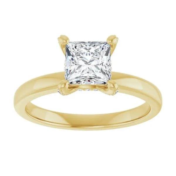 Accented Engagement Ring Image 3 Clater Jewelers Louisville, KY
